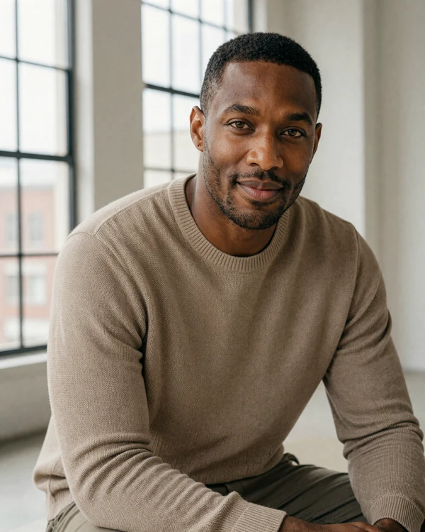 Malik, a Match member who rebuilt confidence after divorce through a size-positive dating community