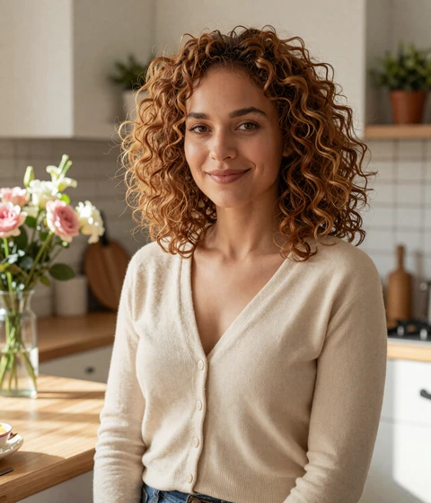 Softly lit portrait representing a private small penis dating community built on discretion