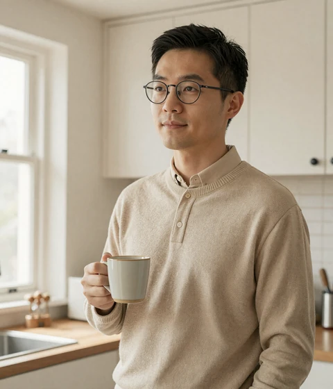Jun, a Match member who met his partner through a book-focused opening message